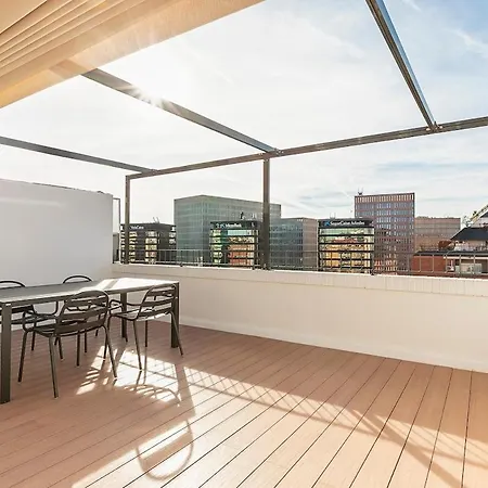 Penthouse With Terrace Near Gran Via And Camp Nou Apartament Barcelona